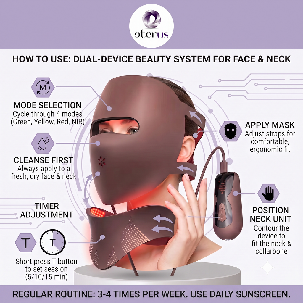 The Elysia Set — Light Therapy Mask and Collar
